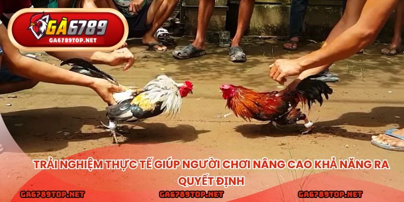Trải nghiệm thực tế giúp người chơi nâng cao khả năng ra quyết định